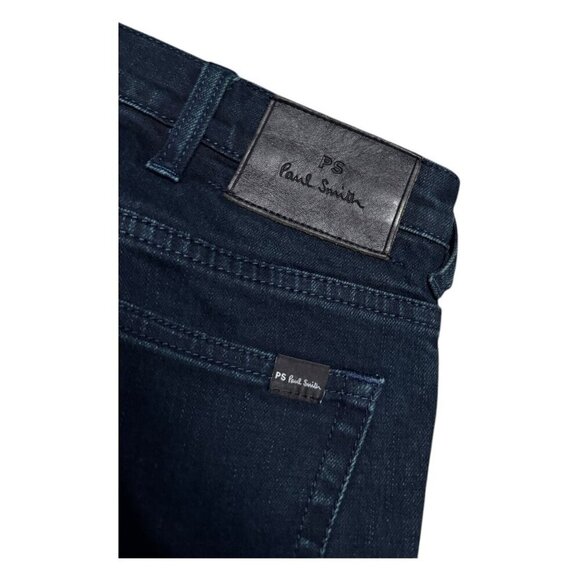 PAUL SMITH Dark Wash Luxury Designer Straight Denim Jeans Pants Mens 32x30 - Picture 3 of 8